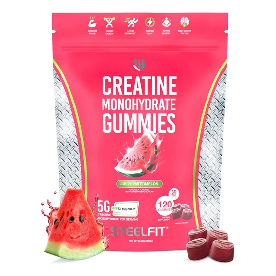 Gomitas De Monohidrato De Creatina Steelfit Creapure Para Ho