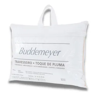 Travesseiro Toque De Pluma Buddemeyer 50x70cm AlgodĂŁo Branco Travesseiro Toque De Pluma Buddemeyer 50x70cm AlgodĂŁo Branco