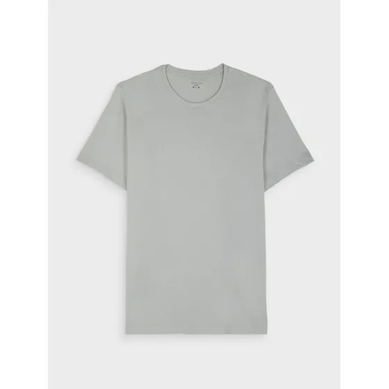 Camiseta Unicolor De Algodón, Cómoda Y Transpirable