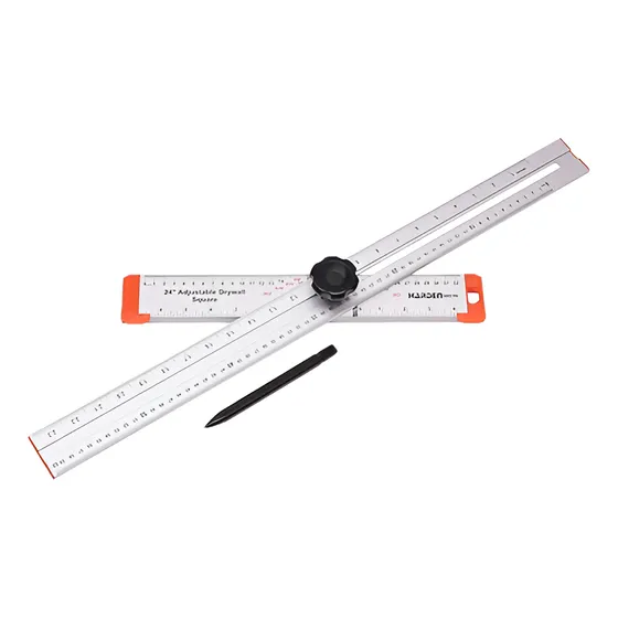 Escuadra T Regulable Falsa Aluminio 24p 60cm Harden // Au