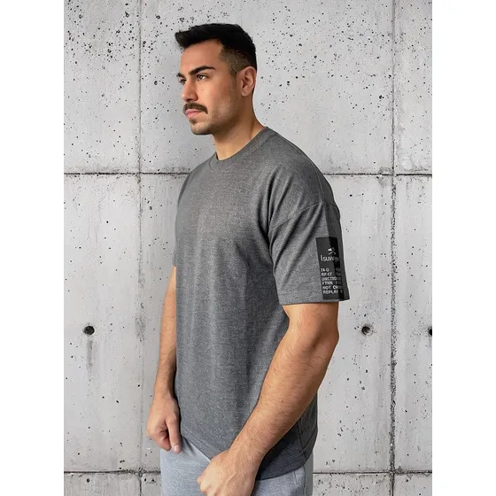 Remera Isu Hombre Oversized Rustica