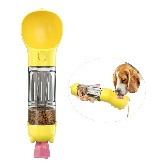 Vaso Multifuncional De Viaje Para Perros Con Comida Para Per