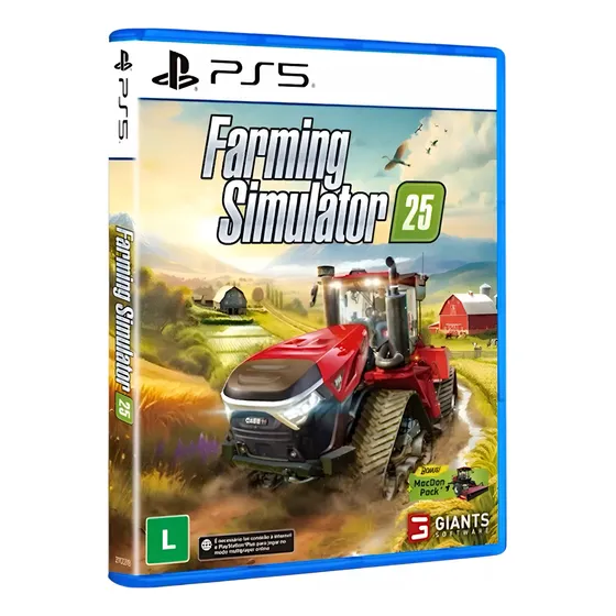 Jogo Farming Simulator 25 Midia Fisica Ps5 Playstation