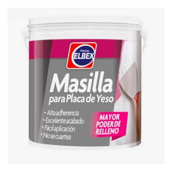 Masilla Para Yeso Elbex 1,5 Kg , Gran Calidad 