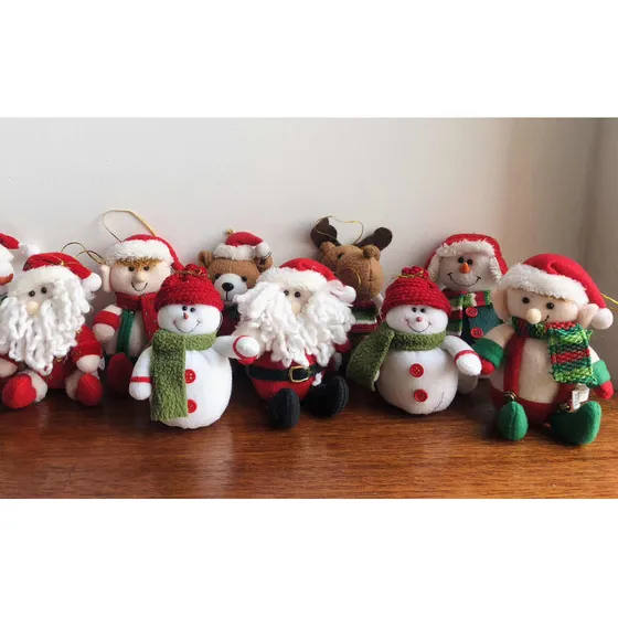 Venta 10 Muñecos Arbol Navidad Decoracion Navideña