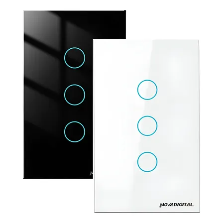 Interruptor Inteligente Wi-fi Nova Digital 3 Botões Original