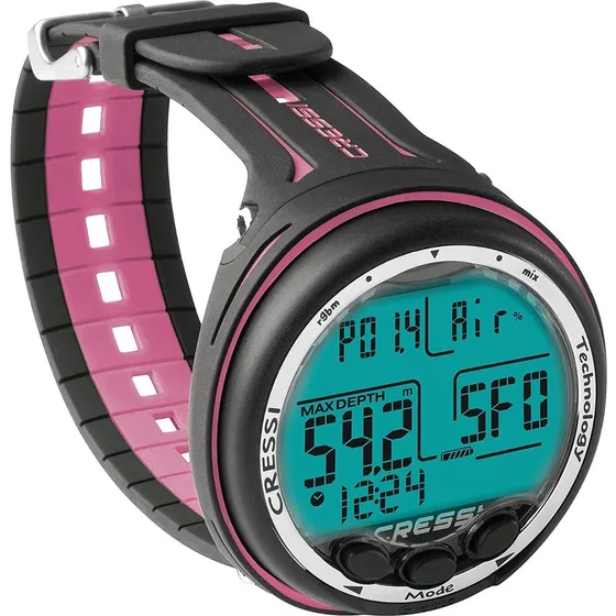 Computador Cressi Giotto Buceo Y Apnea Black/ Pink