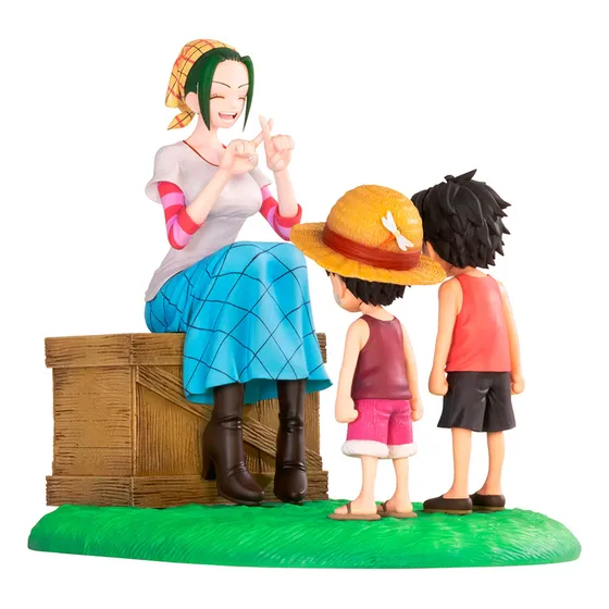 Figura Coleccionable Bandai De Ichibansho Luffy Ace Makino