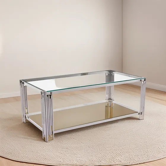 Mesa Ratona Acero Inoxidable New York 120x60x45