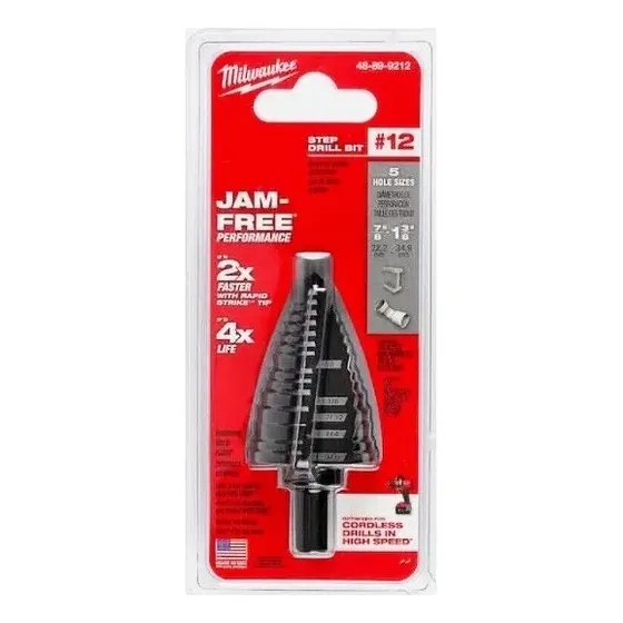 Broca Cono Escalonada Milwaukee 48-89-9212 34.9mm | Cuotas sin interés