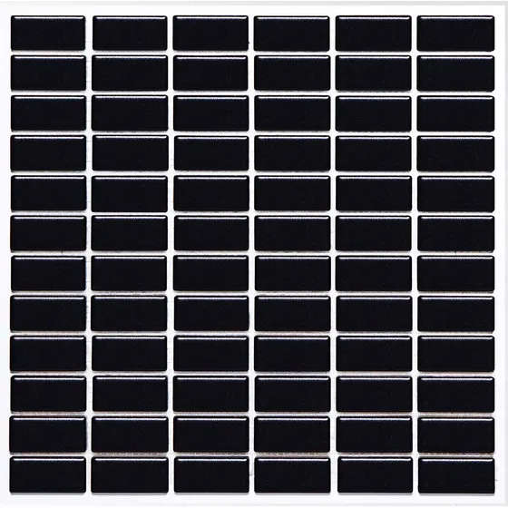 Pastilha 2,5x5 - (jr) - M-4337 - Preto Fosco - Caixa 1,41m²