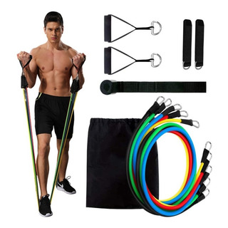Combo 11 Elástico Para Treino Exercicio Em Casa Fisioterapia Combo 11 Elástico Para Treino Exercicio Em Casa Fisioterapia