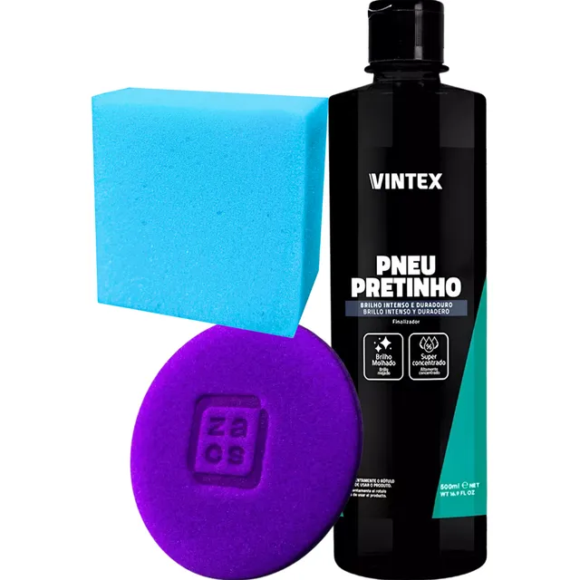 Pneu Pretinho Automotivo Brilho Molhado 500ml Vonixx