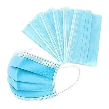 Mascarillas Desechables Tres Capas Tapa Bocas Ajuste Nasal
