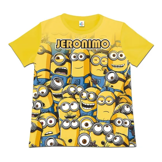 Franela Camisa Niño Niña Minions En Poliester
