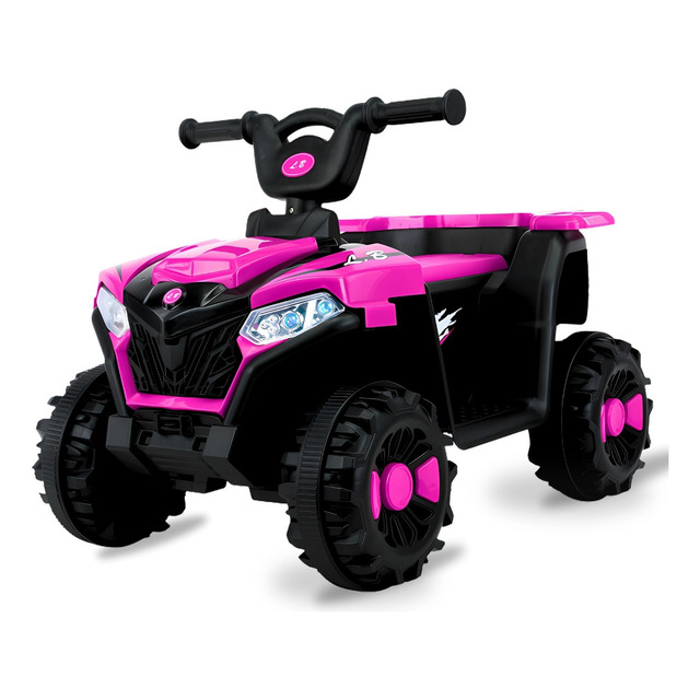 Quadriciclo Com Pedal Elétrico 6v Som E Farol Led Rosa Cor Rosa-pink Voltagem Do Carregado... Quadriciclo Com Pedal Elétrico 6v Som E Farol Led Rosa Cor Rosa-pink Voltagem Do Carregado...