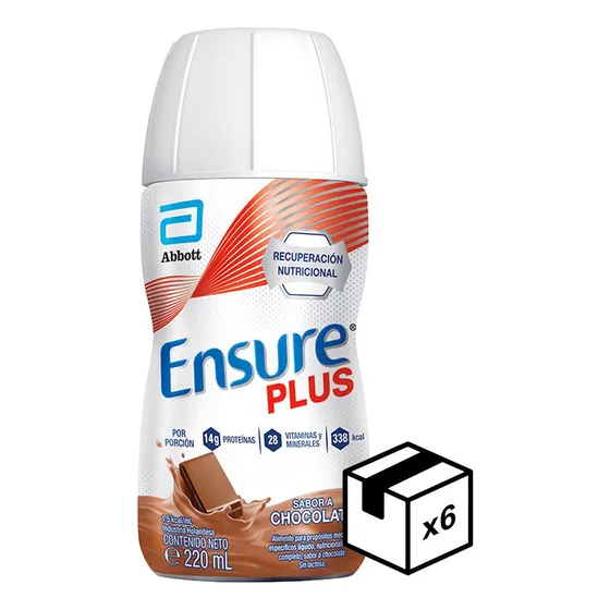 Pack 6 Ensure Plus Líquido Bebible Vitaminas Y Minerales
