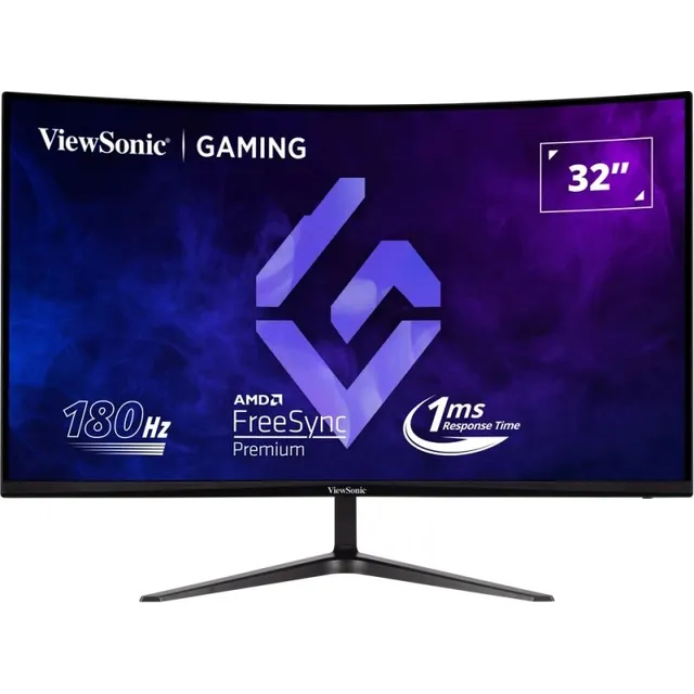 Monitor Gamer ViewSonic con pantalla de 32" 180Hz 220V y resolución Full HD