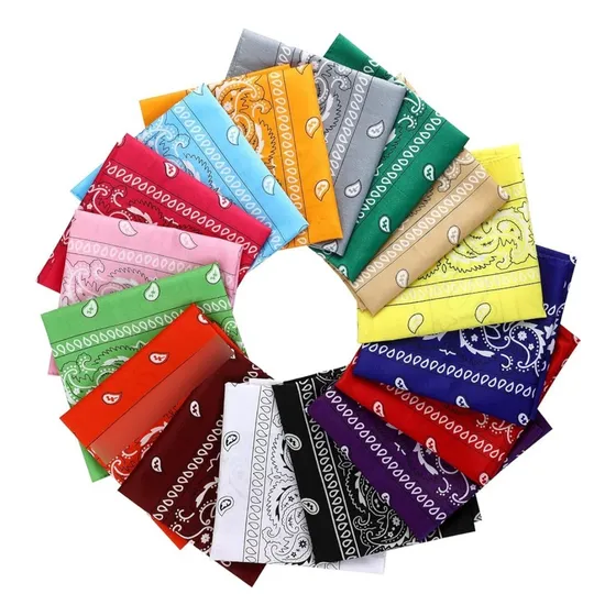 Bandanas/pañuelos 50x50 Más De 20 Colores Diferentes!!!