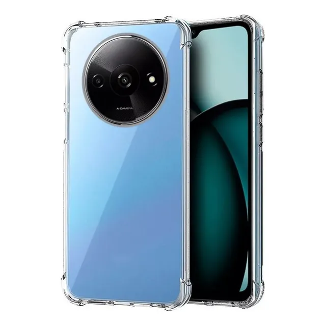 Funda Transparente Para Xiaomi Redmi A3 + Vidrio Full