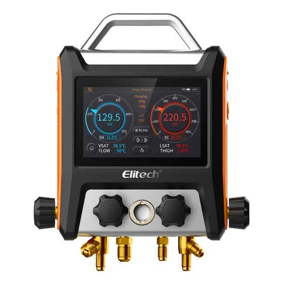 Manometro Digital Elitech Ms4000 Con Mangueras Y Pinzas