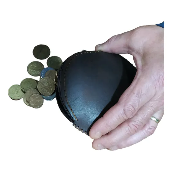 Monedero De Cuero Para Mamá