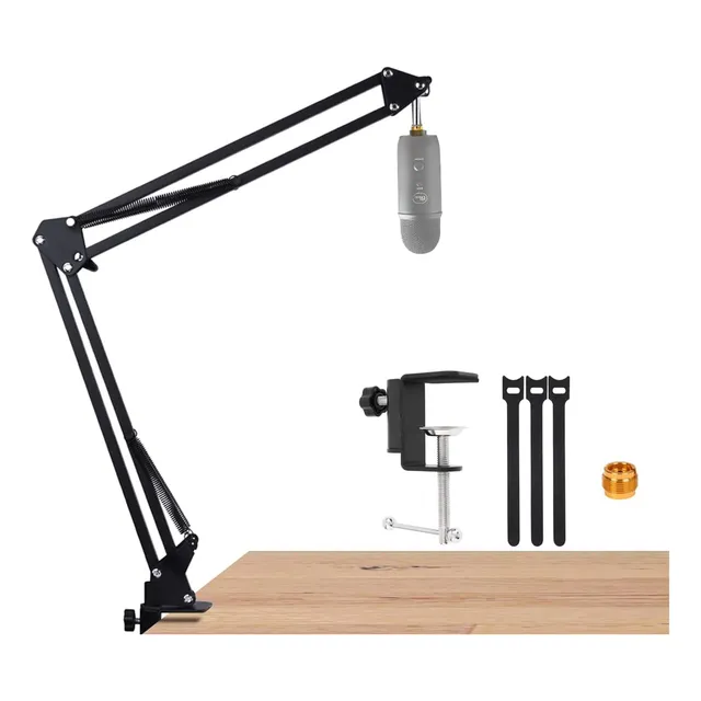 Para Blue Yeti Boom Arm, Soporte De Escritorio Para Micro...