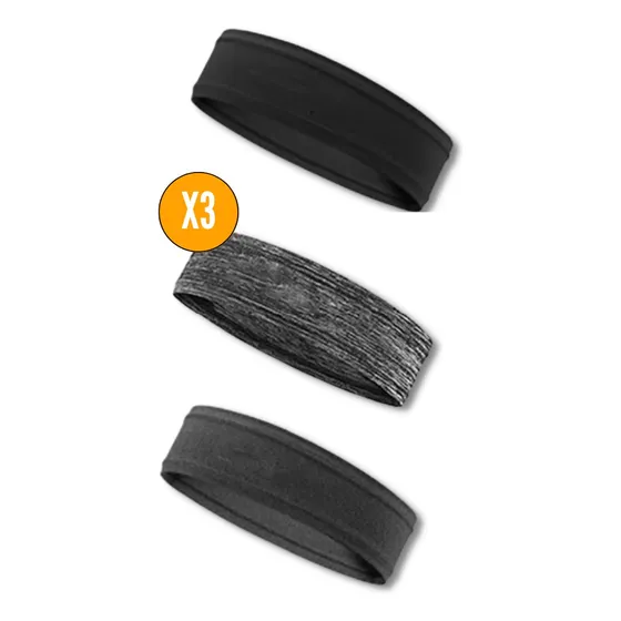 Balaca X3 Diadema Deportiva Elastica Yoga Gym Color Gris