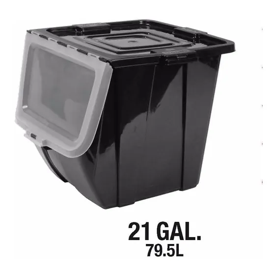 Contenedor Plastico Multiuso Hogar E Industria 79 Lts