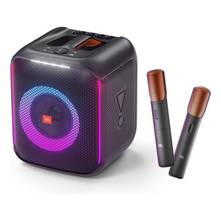 Caixa De Som Party Box Encore 2 Microfones Preta Jbl Caixa De Som Party Box Encore 2 Microfones Preta Jbl