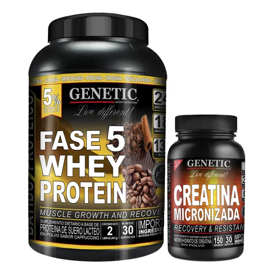 Definición Whey Protein F5 Creatina Micronizada Genetic