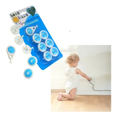 Protector Enchufe Para Seguridad Bebe ( 6 Unidades )