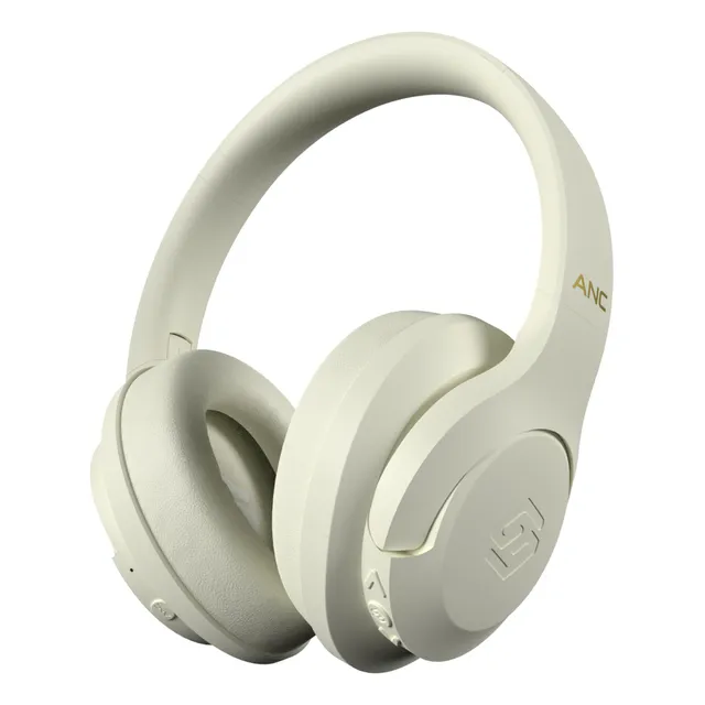 Audífonos Inalámbricos Bluetooth Sleve Pulse Anc White Cream Color Blanco