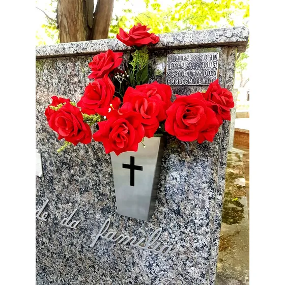 Suporte Para Arranjo De Flores  Túmulo (inox Escovado)