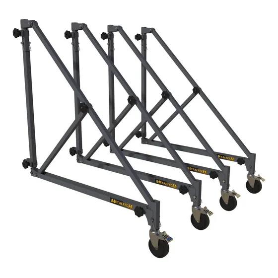 Juego Estabilizadores De Andamio Universales De 46 Metaltech
