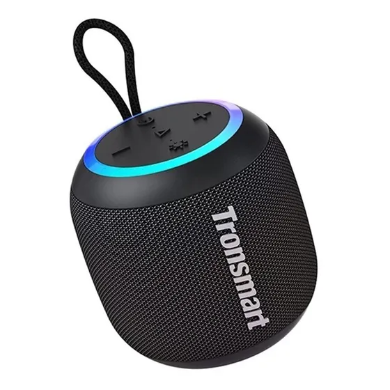 Tronsmart T7 Mini Parlante Portatil Bluetooth 5.3 Acuatico Color Negro