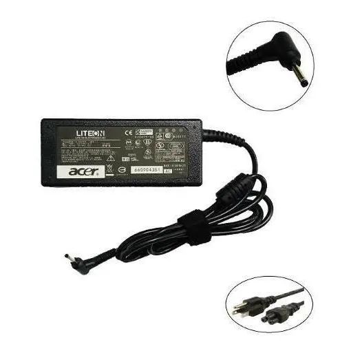 Cargador Acer 19.volts  3.42 Amperes Punta Delgada 