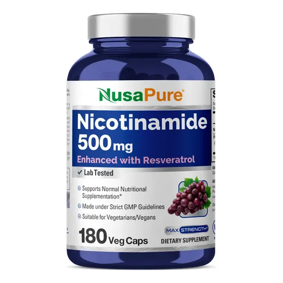 Suplemento De Nicotinamida De Nusapure Con Resveratrol 500 M