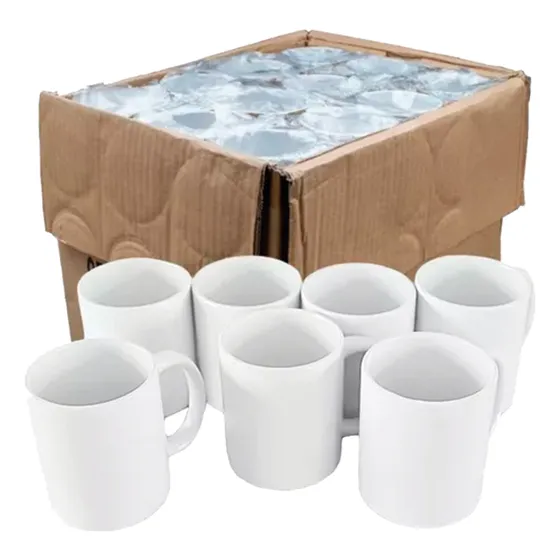 Caja Taza  36pzas Blanca 11 Onz Sublimacion Aaa