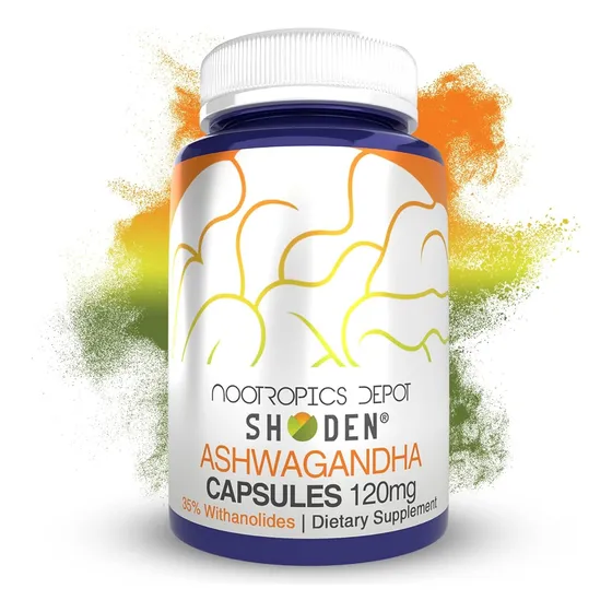 Suplemento Shoden Ashwagandha Cápsulas 120 Mg 90 Capsulas