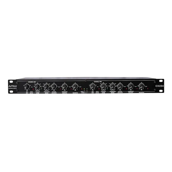 Amw Cx234 Crossover Rack 19 Analógico 3 Vias Estéreo Pro !
