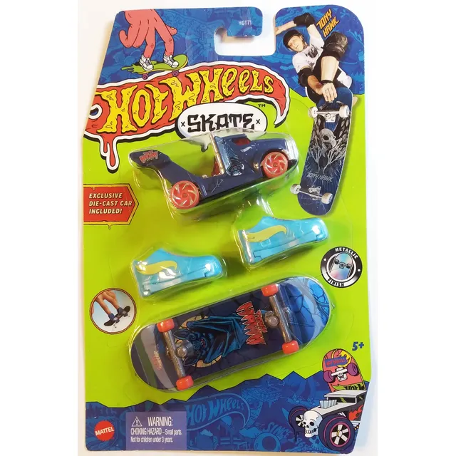 Hot Wheels Skate Patineta Tony Hawk Incluye 1 Carrito 1/64
