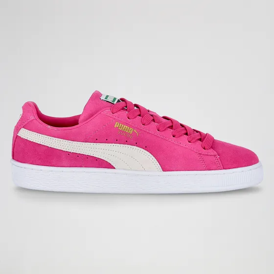 Zapatillas Puma Suede Classic Xxi Hombre En Rosa Y Blanco | 