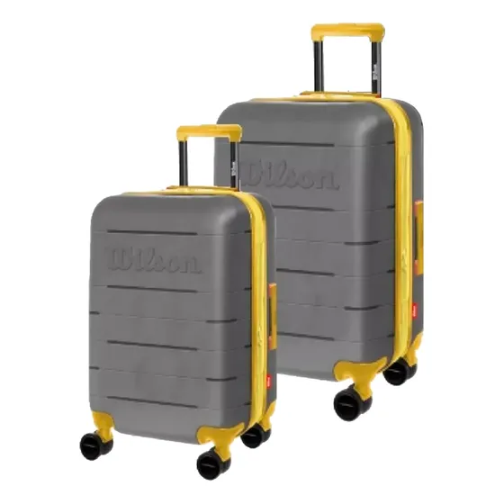 Set De Maletas Neutro Wilson 24  20  4 Ruedas
