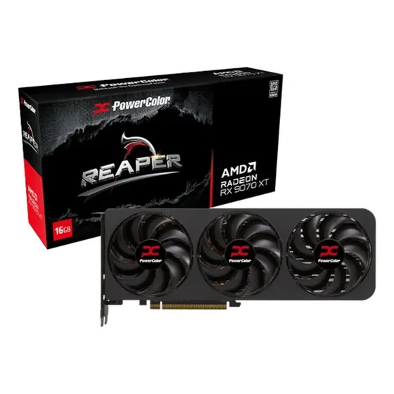 Placa De Video Radeon Rx 9070 Xt 16gb Power Color Reaper 1