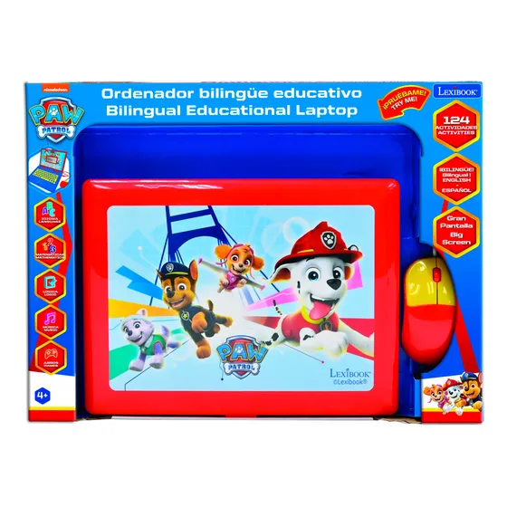 Computadora Educativa Bilingüe Digital Lexibook Paw Patrol