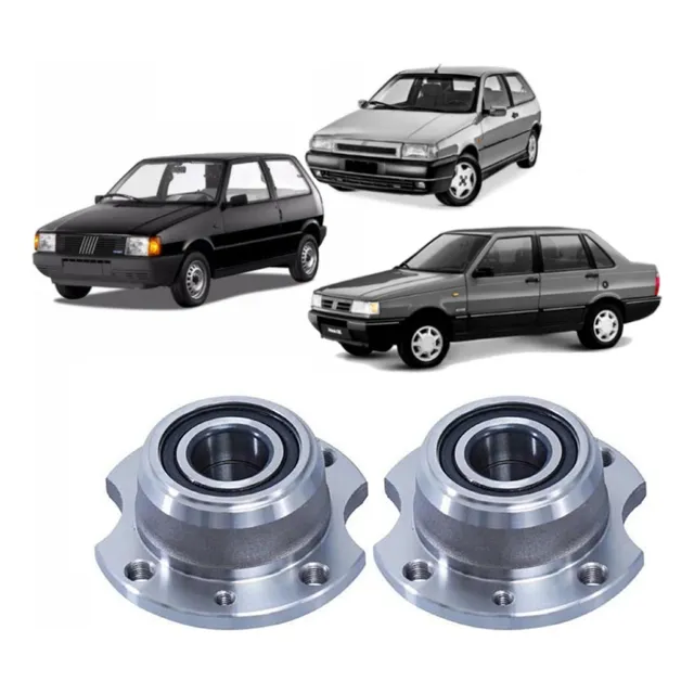 Kit X 2 Mazas Traseras Con Ruleman Fiat Duna 147 Fiorino Uno