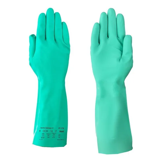 Guantes De Nitrilo Verde Alphatec Sol-vex 37-175 (12 Pares)