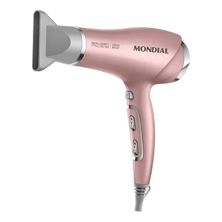 Secador De Cabelos Mondial Golden Rose 2200w - Sc-32-bi