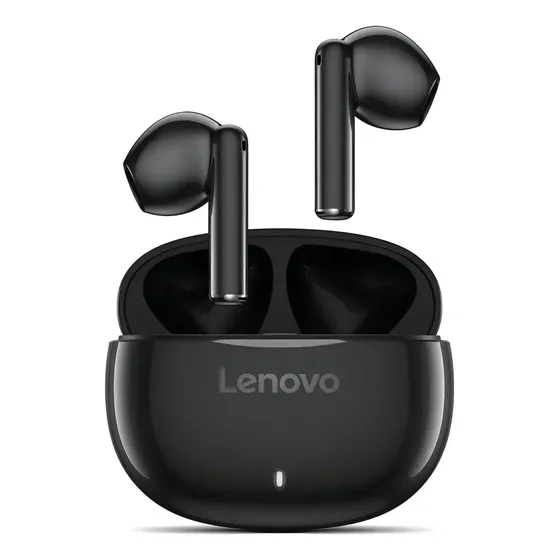 Audífonos Inalámbricos Lenovo E310 Bluetooth 5.3 Micrófono ENC USB-C 20h Negro
